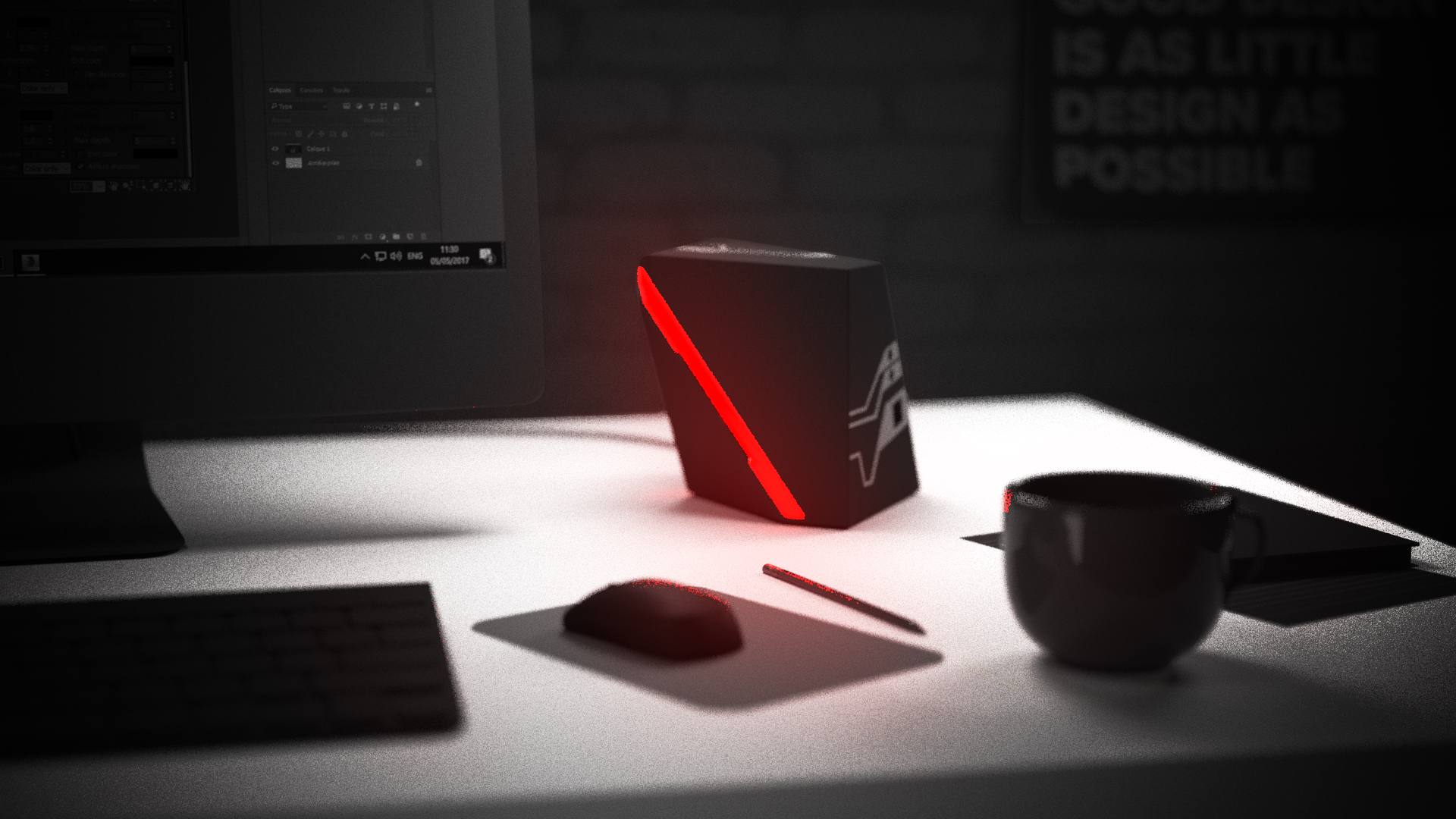 shadow-3d-render
